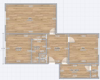 Na predaj priestranný a slnečný 2,5-izbový byt na Novohradsk - 15