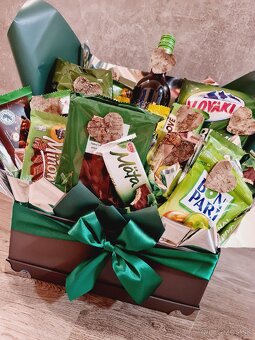 Darčekový koš, box, kytica - 15