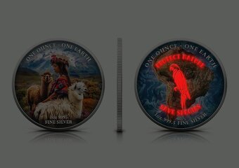 Kontinenty 1 OZ striebro - 15