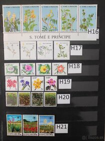 Filatelia-Poštové známky na predaj 6.Doprava + Kvety čisté - 15