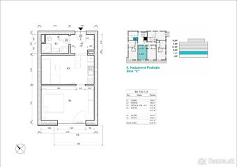 Novostavba Švermova Banska Bystrica, menší 2 izbový byt 44,6 - 15