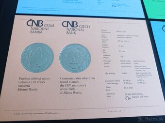 Strieborné mince 200 korún Česká Republika PROOF - 15