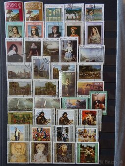 Pekná zbierka známok UMENIE 2 - 15