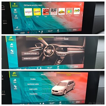 Škoda Octavia kombi 4, 10/2020, kamera, keyless, navigace - 15