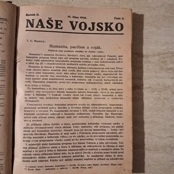 Kompletný časopis NAŠE VOJSKO 1929 - 15
