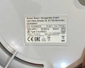Bosch mum 4880/05 kuchynský robot 600w - 15
