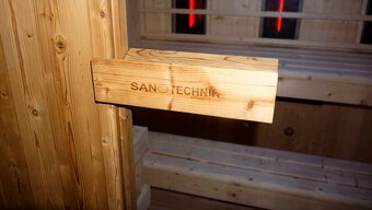 Sanotechnik - Vonkajšia kombinovaná sauna (Fínska / infra ) - 15