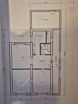 3-izbový RD na 34-árovom pozemku v Šarovciach - 15