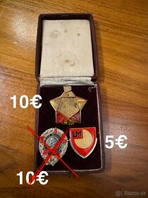Rôzne medaily, odznaky, plakety, vyznamenia, insignie - 15