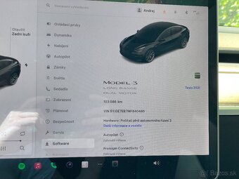Tesla Model 3 Long Range, 2021, 82kWh, tepelné čerpadlo - 15