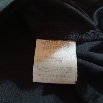 Yakuza premium YPS čierne tričko s potlačou M - 15