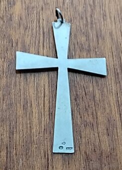 Staré strieborné šperky, prívesky, brošne - 15