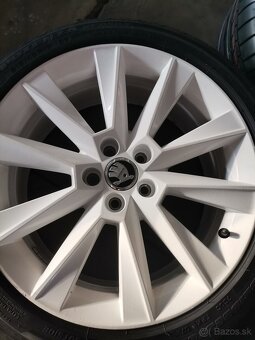 Škoda letná sada 215/40 R17 + disky Savio - 15