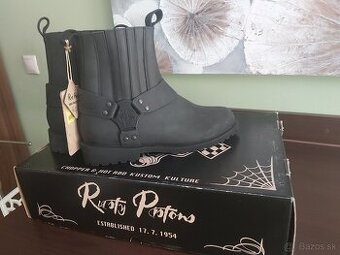 Čižmy Harley Davidson č.46, vysoké aj nízke - 15