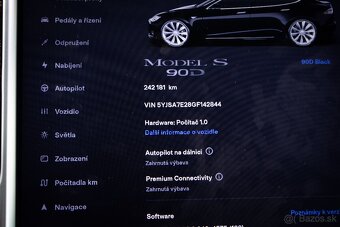Tesla S 90D Free Supercharging SC01, SOH 92%, Vzduch, Pano - 15