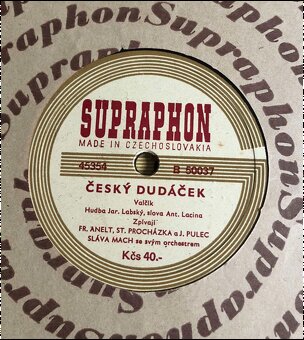 STAROŽITNÉ ORIGINÁLNE GRAMOFÓNOVÉ DOSKY - 15