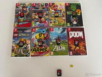 PREDÁM Nintendo Switch OLED - komplet príslušenstvo TOP STAV - 15