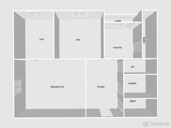 Krásny 3-izbový byt s loggiou  / 68 m2 / - Bytča - 15