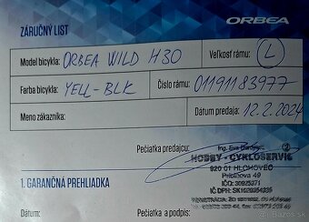 Predam Orbea Wild 2024 L - 15