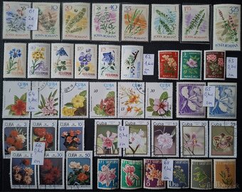 Postove znamky Kvety. (91poloziek) - 15