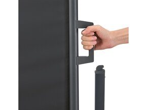 Bočná zaťahovacia markíza - rôzne rozmery - šedá a béžová - 15