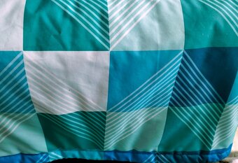 Pekná vetrovka zeleno modrá, v. M/L - 15