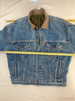 obojstranná jeans bunda Levis - 15