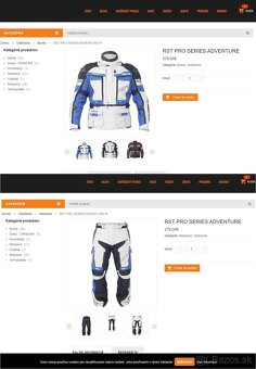 Predám moto bundu a nohavice RST Adventure - 15