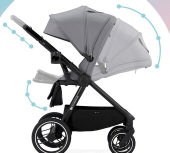 Kinderkraft select Nea 3v1 kočík Deep Grey - 15