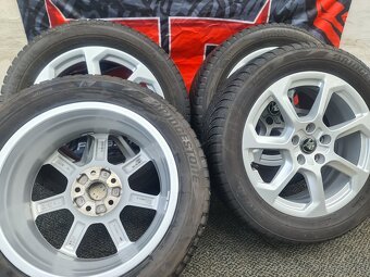 5X112 R17 + ZIMNE PNEU 215/55 R17 BRIDGESTONE - 15