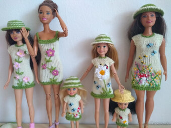 Oblečenie šaty pre deti bábiky Barbie Ken STACIE rainbow hig - 15