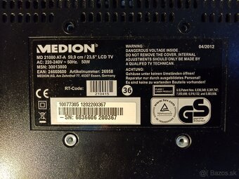 LCD TV MEDION LIFE 24" FULL HD S INT. DVD PREHRÁVAČOM - 15