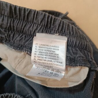Carhartt cargo jogger tmavosivé washed black cargo nohavice - 15