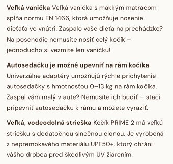 Kočík Kinderkraft PRIME 2 - 15