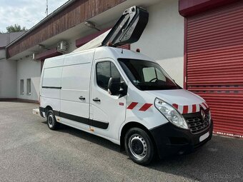 Renault Master 2,3 125 dCi plošina KLUBB K32 12,5m - 15