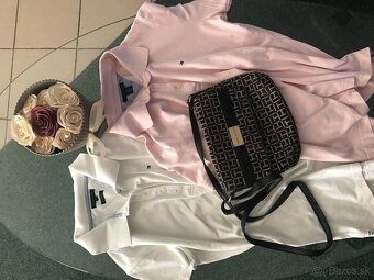 TOMMY HILFIGER originál set 2x polotricko+kabelka darcek - 15