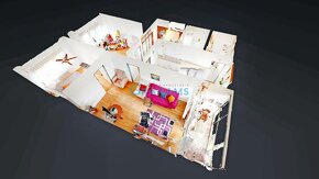 3D prehliadka predaj 3 izbový byt s lódžiou, Pezinok, Obranc - 15