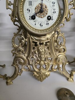 Starozitne krbove hodiny a svietniky.....cislo 13 - 15