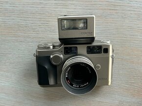 hľadáčikový fotoaparát Contax G2 + 3 objektívy a blesk - 15