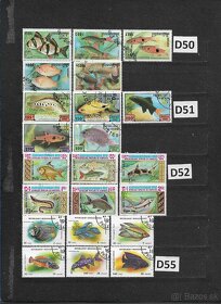 Filatelia - Poštové známky na predaj 8 - Ryby, Motýle a Hmyz - 15