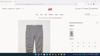 Cargo nohavice HM (Kapsáče) - 15