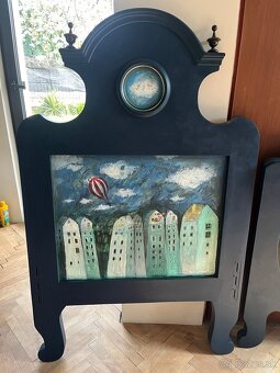 Neobaroková posteľ 90x200cm - 15