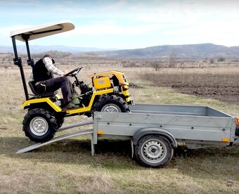 Minitraktor GARDEN T18 4x4,18HP benzín - 15