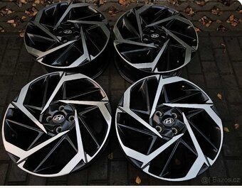 Predám 17" disky s pneumatikami na hyundai i20 - 15
