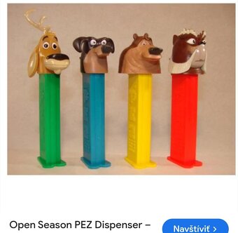 PEZ OBALY  DISPENSER  BONBONY BOX - 15