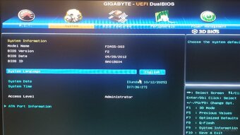 Predám základnú dosku  Gigabyte GA-F2A55-DS3 - 15