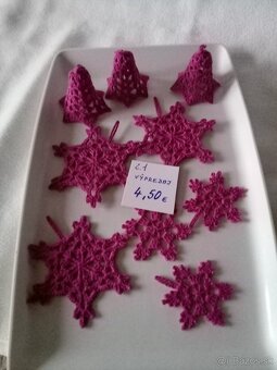 Háčkované vianočné ozdoby - 15