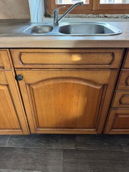 Krásná rustikální dubová linka se spotřebiči, 5447 - 15