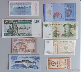 Zbierka bankoviek po 2 a 3 EUR - rôzne svetové - 15