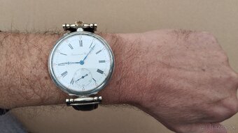 Starožitné stribrne hodinky IWC Schaffhausen - 15